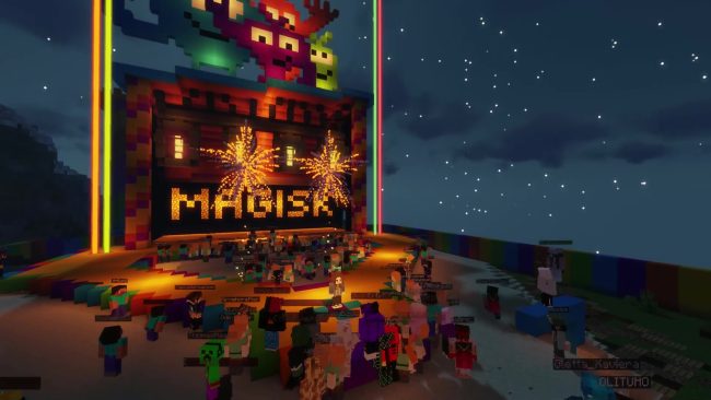 Minecraft konsert med Sval